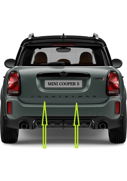 Mini Cooper Countryman R60 F60 Siyah Metal 3m Bagaj Yazı Logo