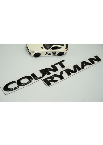 Mini Cooper Countryman R60 F60 Siyah Metal 3m Bagaj Yazı Logo