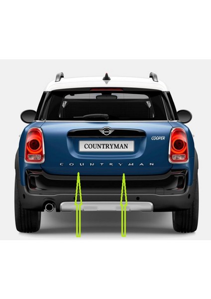 Mini Cooper Countryman R60 F60 Krom Metal 3m Bagaj Yazı Logo