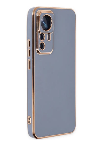 Xiaomi Mi 12T Pro Kılıf Volet Silikon - Mavi Nrmsa