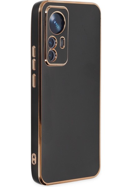 Xiaomi Mi 12T Pro Kılıf Volet Silikon - Siyah 300099