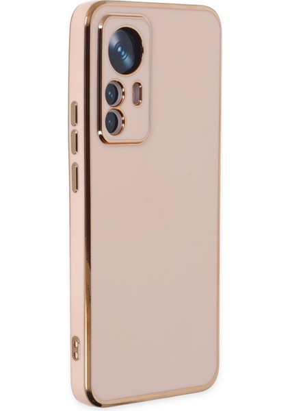 Xiaomi Mi 12T Pro Kılıf Volet Silikon - Pembe 300099