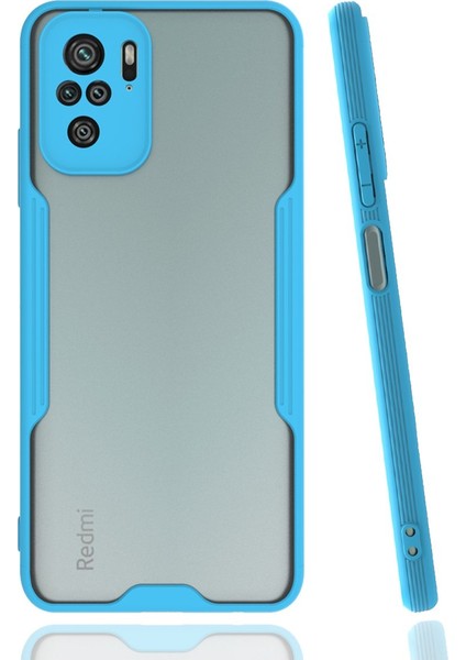 Xiaomi Poco M5S Kılıf Platin Silikon - Mavi 300099