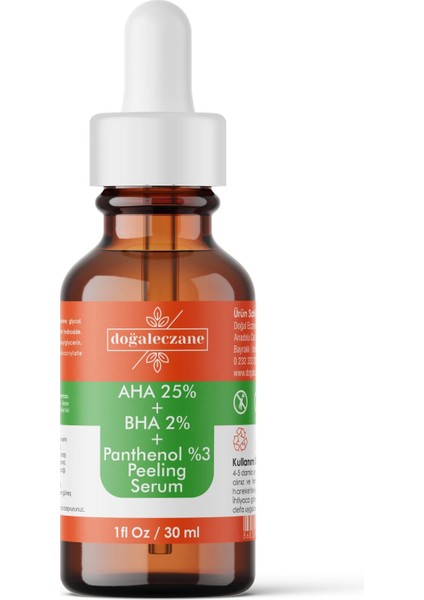 Aha 25 + Bha 2 + Panthenol 3 + Peeling Solution