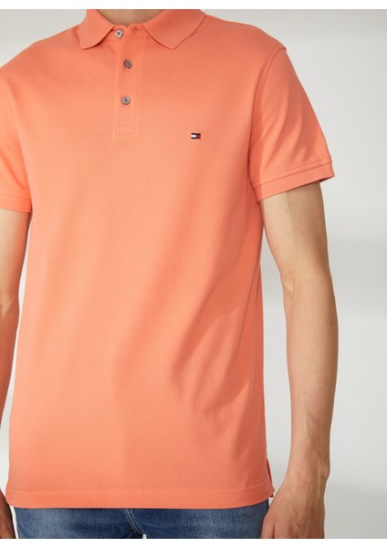 Pembe Erkek Slim Fit Polo T-Shirt MW0MW17771TKL fırsatları