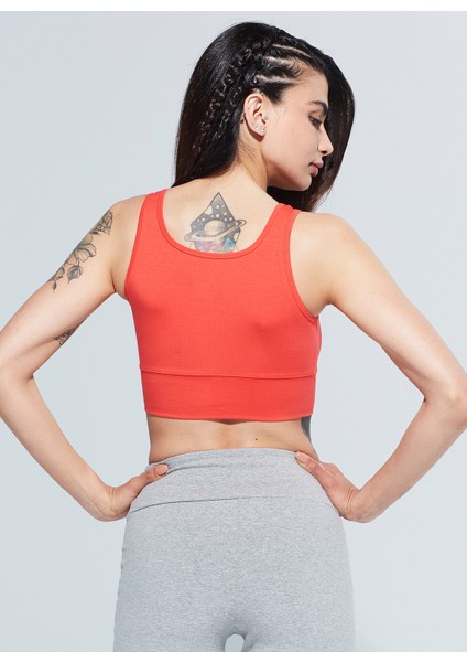 Lori Kare Yaka Organik Pamuk Örme Crop Body 1106 fiyatları