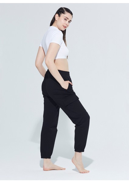 Laura Dik Yaka Ribanalı Organik Pamuk Örme Crop T-Shirt 1110 indirimleri