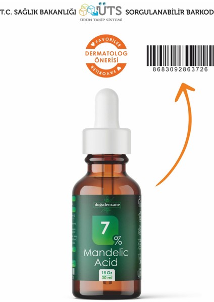 Mandelik Asit %7 fiyatları