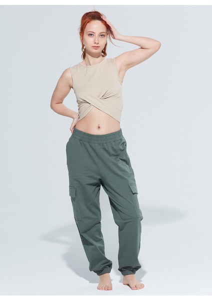 Zoe Bisiklet Yaka Kruvaze Model Örme Crop T-Shirt 1111 indirimleri