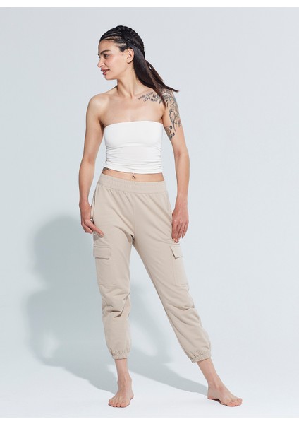 Pixie Straplez Model Organik Pamuk Örme Body 1116