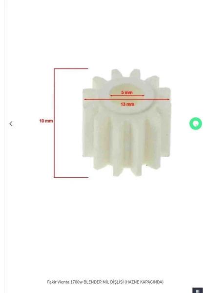 - Prochopp Color AR1036 - Doğrayıcı - Mil Dişlisi