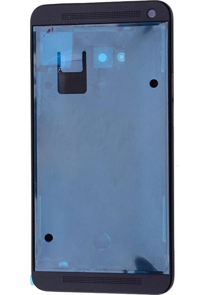 Htc One M7 Orta Kasa Ön Kapak Siyah