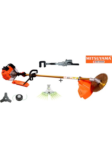 Japon Yan Tırpan + Zeytin Hasat + Fındık Silkeleme Makinesi 4.2kw 5.7hp