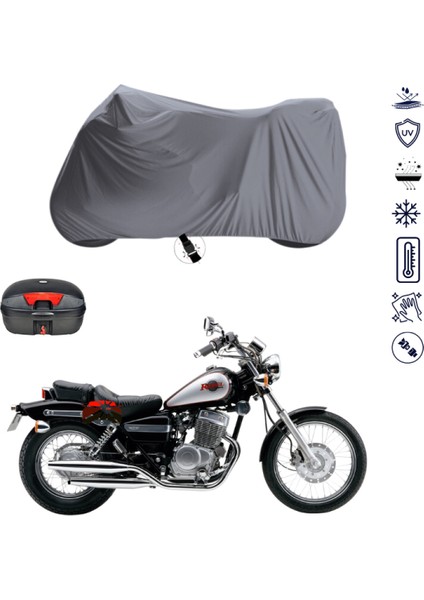 Honda Cmx 250 Rebel Çantalı Motosiklet Branda Su Geçirmez Topcase Uyumlu Motor Branda