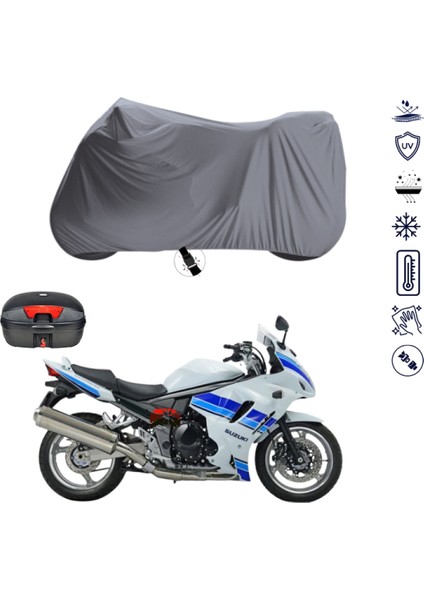 Suzuki Gsx 1250 Fa Çantalı Motosiklet Branda Su Geçirmez Topcase Uyumlu Motor Branda