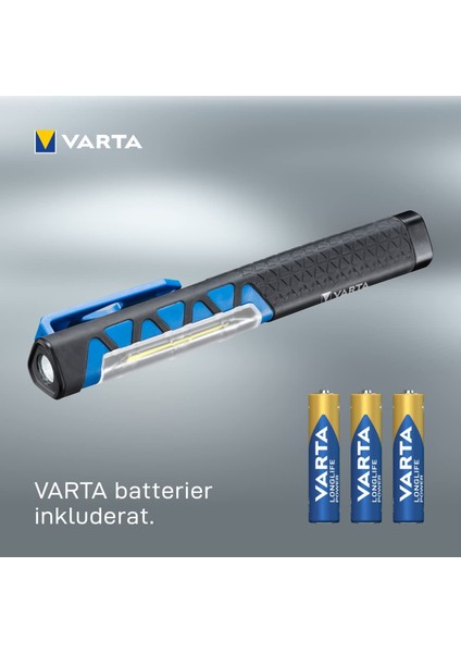 Aysima-Varta 17647 Work Flex Şantiye Projektörü Led, 3 x Aaa Pil Dahil,