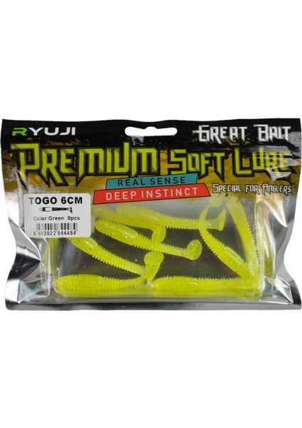 Togo 6cm Silikon Yem (9 Adet) fiyatları