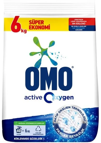 Actıve Oxygen 40 Yıkama 6 kg