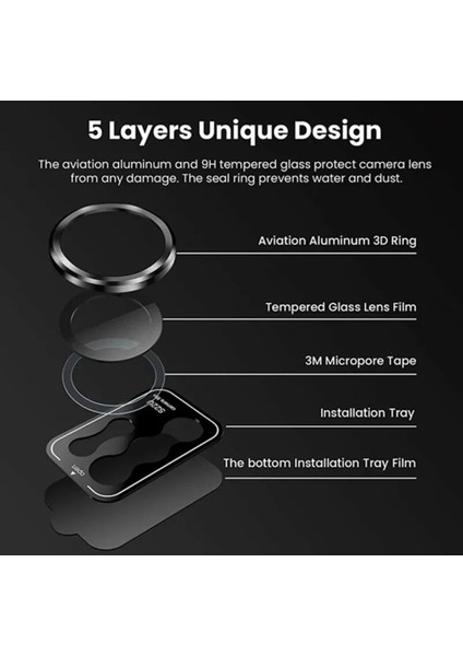 Cover Center Samsung Galaxy S22 Ultra Uyumlu Kamera Lens Cam Koruyucu Metal Yuvarlak Çerçeve S22 Ultra Lens