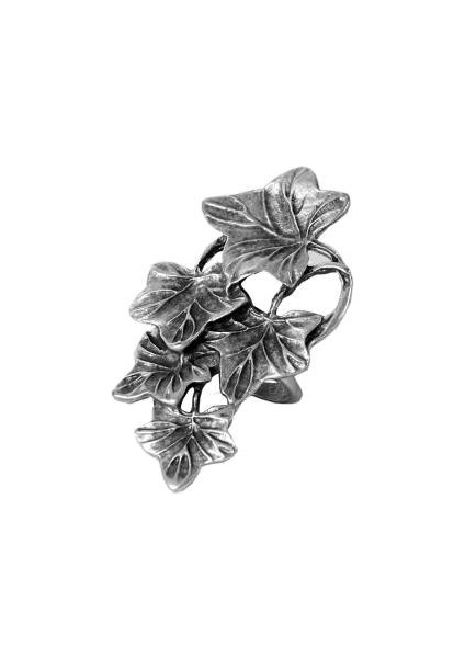 Gümüş Kaplama Antik Çelik Ayarlanabilinir Yaprak Yüzük fırsatları