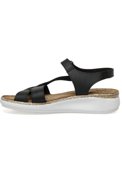 162627.Z3FX Siyah Kadın Comfort Sandalet