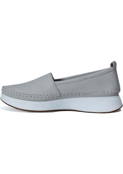 Missmamma Gri Deri Comfort Ayakkabı fırsatları