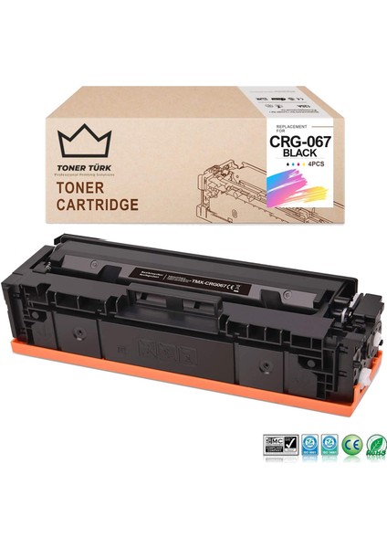 Canon CRG-067 Muadil Toner Siyah / LBP-631CW - LBP-633CDW - MF-651CW - MF-655CDW - MF-655CX - MF-657CDW