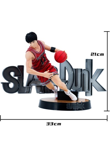 Basketbol Anime Slam Dunk Shohoku Karakter Figür Oyuncak Standlı Biblo fırsatları