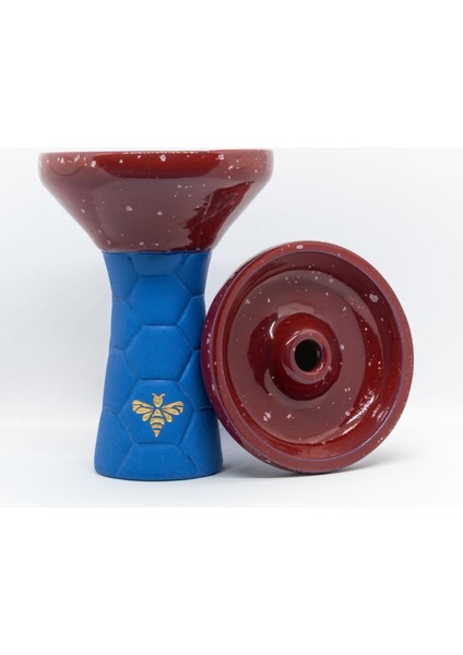 Phunnel Half Glazed Blue Ruby
