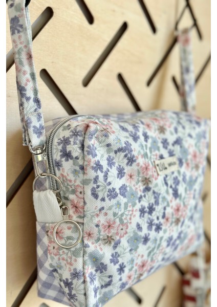 Lilac Organik Pamuk Sıvı Geçirmez Çift Askılı Çanta