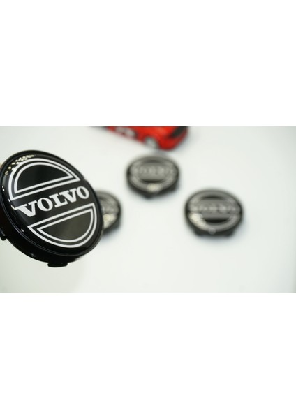 Volvo Jant Göbeği Kapak Seti 60MM Siyah Renk modelleri