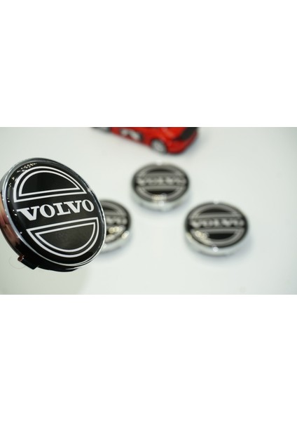 Volvo Jant Göbeği Kapak Seti 60MM Gümüş Renk