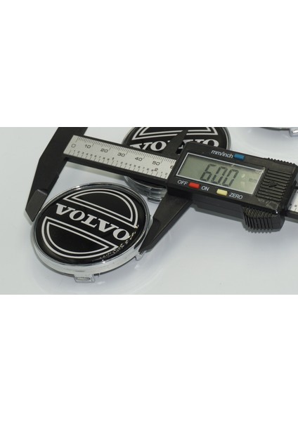 Volvo Jant Göbeği Kapak Seti 60MM Gümüş Renk indirimleri