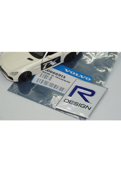 Volvo R Design Bagaj 3m Metal Logo Amblem Arma