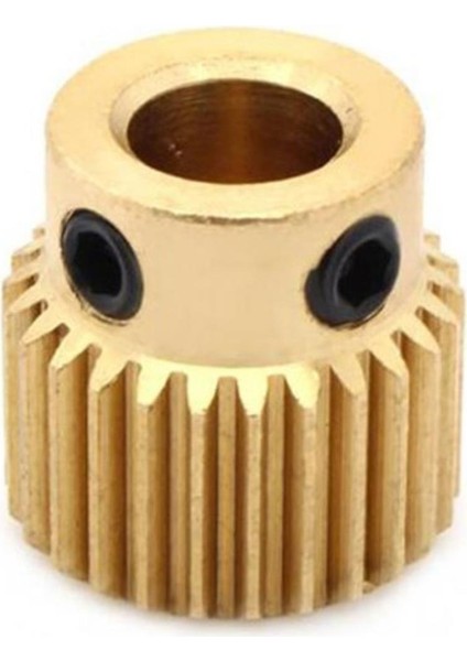 Mk8 Extruder Dişlisi 26 Diş-5mm Pirinç(Creality Ender 3 Prov2 Uyumlu)
