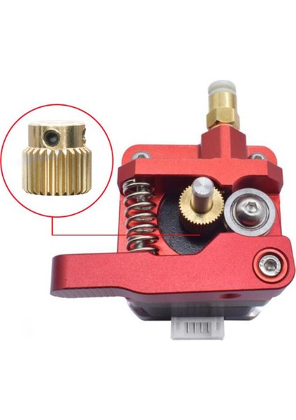 Mk8 Extruder Dişlisi 26 Diş-5mm Pirinç(Creality Ender 3 Prov2 Uyumlu)