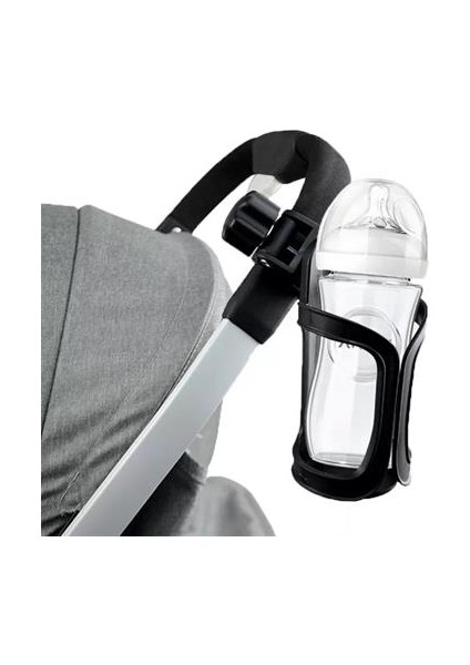 Buffer® Bebek Arabası Bisiklet Uyumlu Ayarlanabilir Şişe Biberon ve Suluk Tutucu