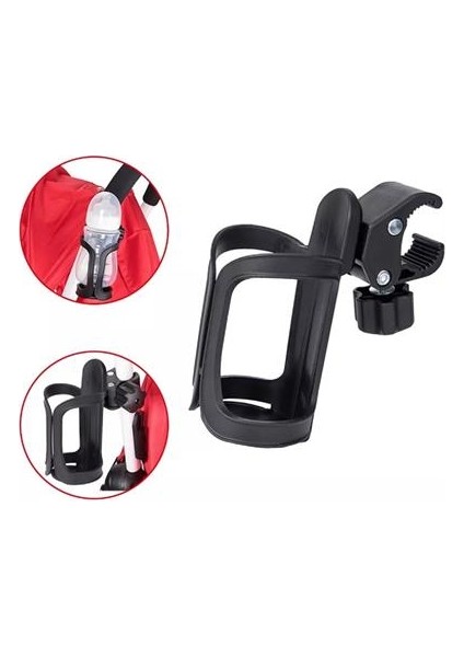 Buffer® Bebek Arabası Bisiklet Uyumlu Ayarlanabilir Şişe Biberon ve Suluk Tutucu fiyatları