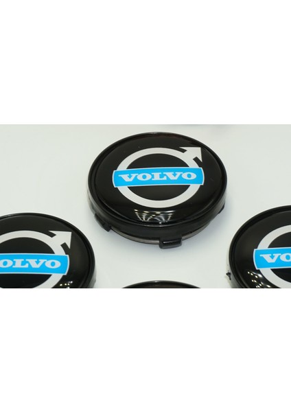 Volvo Jant Göbeği Kapak Seti 60MM Mavi Siyah Renk fiyatları