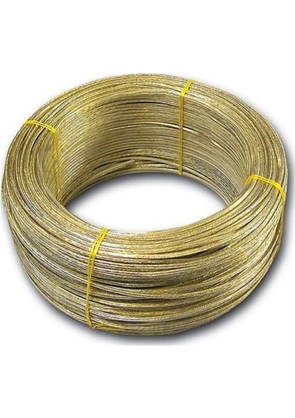 6mm Pvc Izole Kaplı Çelik Halat Tel - 100 Metre