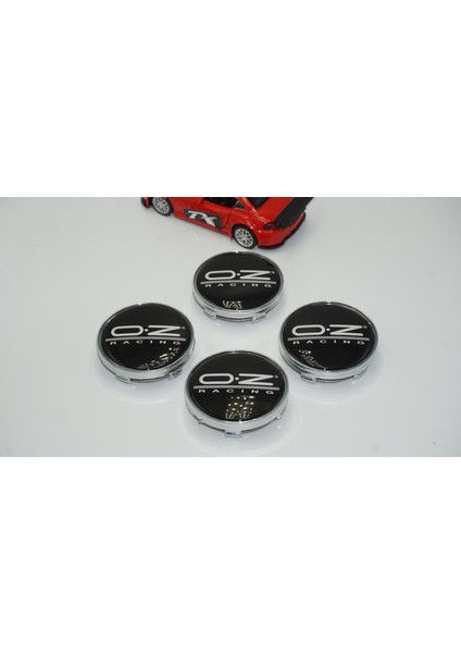 Oz Racing Jant Göbeği Kapak Seti 60MM Beyaz Gümüş Renk fiyatları
