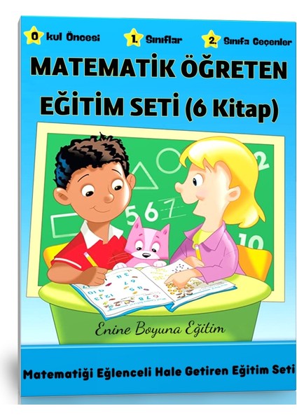 Okul Öncesi ve 1. Sınıflar İçin Matematik Öğreten Eğitim Seti 6 Kitap fiyatları