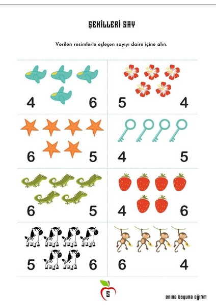Okul Öncesi ve 1. Sınıflar İçin Matematik Öğreten Eğitim Seti 6 Kitap fırsatları