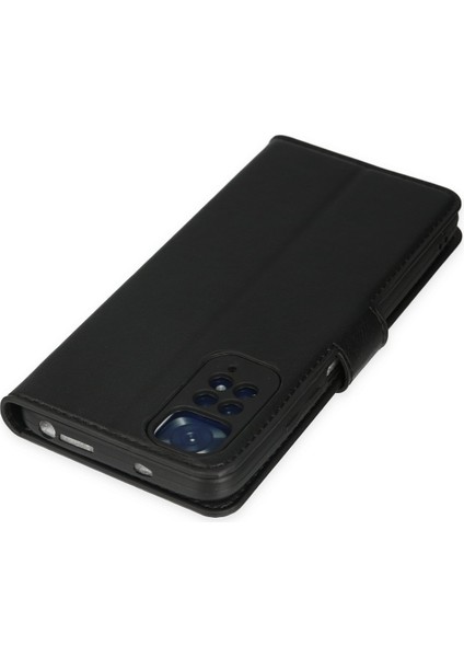 Xiaomi Redmi Note 11 Kılıf Trend S Plus Kapaklı Kılıf - Siyah