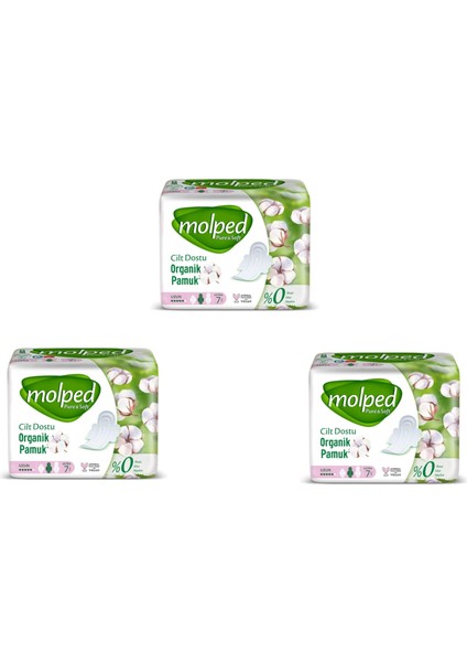 Pure & Soft Uzun 7'li Hijyenik Ped (7 x 3 Adet)