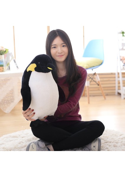 Yimei'nin Yeni Simülasyon Sevimli Penguen Peluş Bebek Büyük Peluş Oyuncak Hediye (Yurt Dışından)