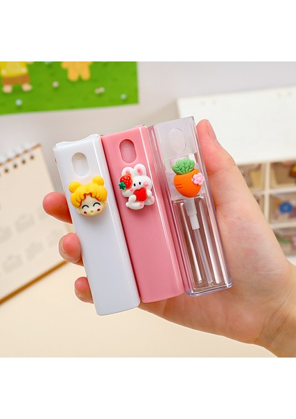6 Adet/paket 10 ml Sevimli Sprey Taşınabilir Kozmetik Şişe Mini Karikatür Parfüm - Pembe (Yurt Dışından)