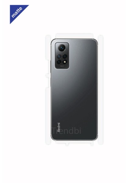 Xiaomi Redmi Note 12 Pro Mat Arka ve Yan Kaplama Tam Koruyan Koruyucu Poliüretan Film