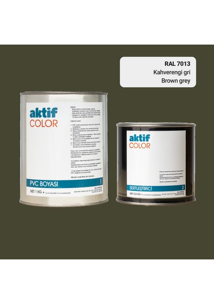 Color Pvc (Pimapen) Ve Alüminyum Doğrama Boyası | RAL 7013