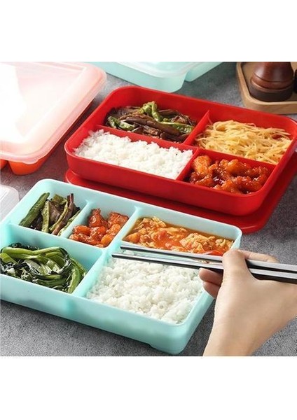 Düzensiz Dört Izgara Plastik Öğle Yemeği Kutusu, Öğrenci Ofis Çalışanı Mühürlü Öğle Yemeği Kutusu Öğle Yemeği Kutusu Kare Öğle Yemeği Kutusu (Yurt Dışından) fırsatları